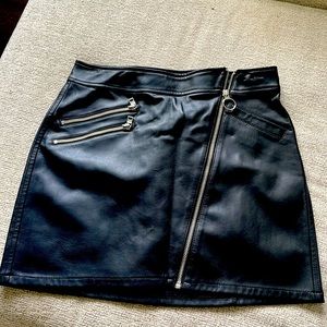 Express Faux leather Moro skirt